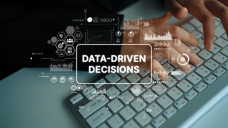 Data-Driven Decisions with Digital Analytics and Business Insights for Modern Technology Professionals. Asymptotic smart data analytic.の写真素材