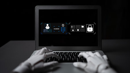 An AI digital security system for user authentication and access control. AI data protection using...