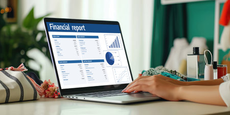 Business data dashboard provide business intelligence analytic for marketing strategy planning brisk with big data set to analyze customer demands and foreseeing business futureの素材