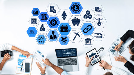 Cryptocurrency enable digital finance with decentralized defi systems. Cryptocurrency market grow...