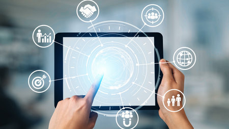 Concept of target group strategy optimizes digital marketing. This approach focuses on specific...