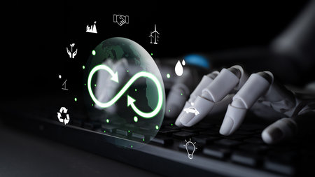 The concept of an AI driven circular economy for sustainable production and consumption. A global AI...