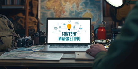 Content marketing for brisk online business and e-commerce marketing strategyの素材