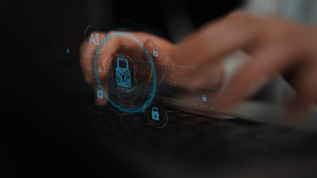 AI cyber security system using biometric authentication and privacy control. Cyber security protects...
