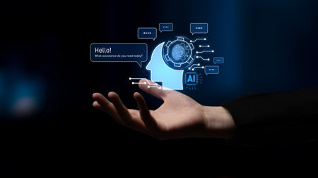 Conversational AI assistant enhances chatbot interaction. AI assistant supports queries, answers...