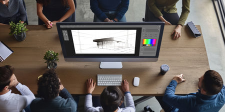 Architectural design brisk software application for architect business and professional designerの素材
