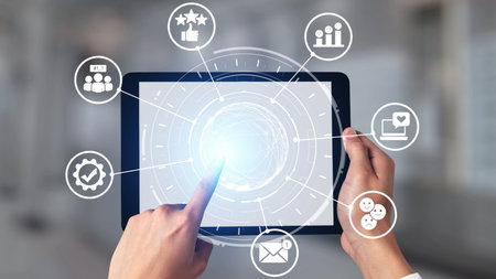 Customer experience review analysis, customer satisfaction improvement, feedback data evaluation, service quality enhancement, and business reputation through online review insights.の写真素材