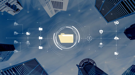 Online folder management for digital file organization, document folder access, cloud-based folder...
