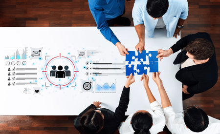 A dashboard for customer relationship management (CRM). The data analysis and market research help...