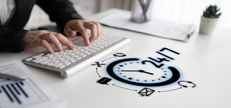 24-hour customer support via help desk, live chat, and online services ensures technical assistance...