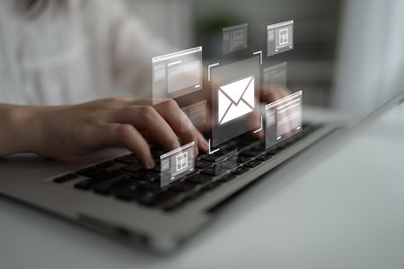 Email productivity tools improve communication, inbox control, and workflow for efficient, professional digital business operations.の写真素材