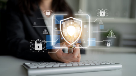 Cyber security protects against breaches, hacks, and network attacks using strong infrastructure and proactive digital defense strategies.の写真素材
