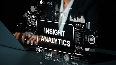 Digital Insight for Analytics and Data Visualization with Modern Technology and User Interaction in Business Environment. Asymptotic smart data analytic.の写真素材
