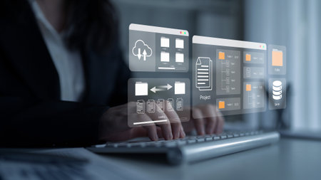 Digital folder organization improves server file structure, enhances workflow, and supports system management Parseの写真素材