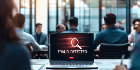 Cyber security software show alert of cyber attack for protection brisk. Danger from virus, phishing and cyber fraud.の素材