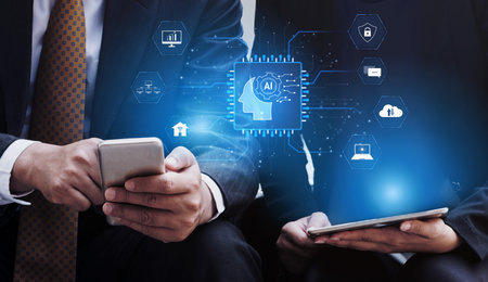 AI system integration connects AI, system, and integration across digital networks to enhance...