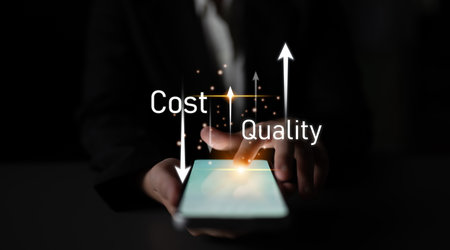 Increase quality and reduce cost represent quality, cost, and performance optimization for business...