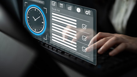 Smart time management dashboard enhances task organization, boosts workflow efficiency, and helps...