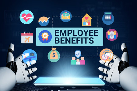 Artificial intelligence enhances employee benefits system and reward structure for career development Parseの写真素材