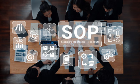 Standard Operating Procedure improves process automation, workflow efficiency, and operational structure Parseの写真素材