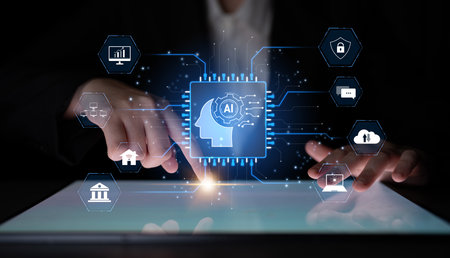 AI system integration connects AI, system, and integration across digital networks to enhance...