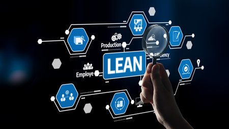 Explore the concept of lean operations focusing on efficiency and productivity through digital...
