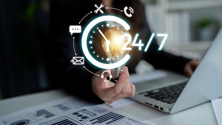 24-hour customer support via help desk, live chat, and online services ensures technical assistance...
