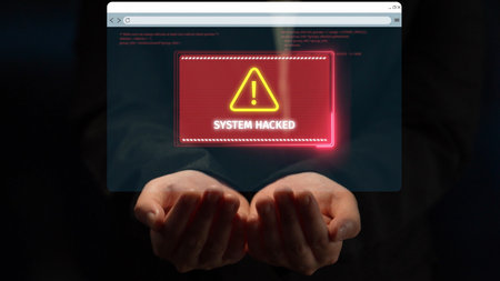 Cybersecurity defense and system protection from hackers, secure digital systems, cyberattack prevention, IT security solutions, and risk mitigation for safe digital operations.の写真素材