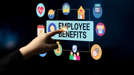 Employee benefits system supports reward structure, career development, and workforce satisfaction Parseの写真素材