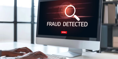 Cyber security software show alert of cyber attack for protection brisk. Danger from virus, phishing and cyber fraud.の素材