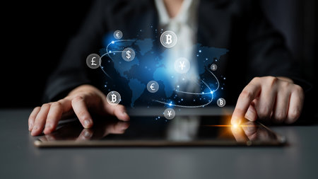 Global currency exchange enables seamless money transfer through currency, exchange, and global...