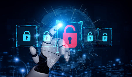 AI system identifies potential data vulnerabilities and alerts for breaches, improving proactive...