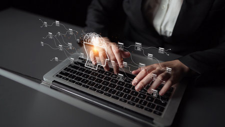 AI transforms how we manage digital data. From smart indexing to AI-driven search, file handling becomes intelligent. AI file management improves speed, accuracy, and data organization.の写真素材