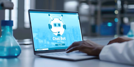 Chatbot software application for brisk online business that automatically reply to customer questionsの素材