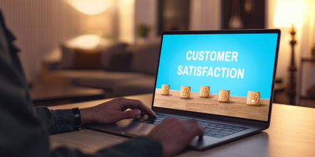 Customer satisfaction and evaluation analysis on brisk software computer for marketing strategy planningの素材