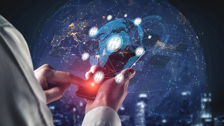 People networking, business connections, digital networking platforms, professional collaboration,...