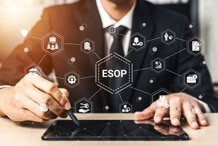 ESOP incentive system enhances employee growth program, reward structure, and engagement Parseの写真素材