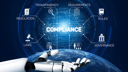 Compliance ensures alignment with standards, laws, and policies. A strong compliance system helps enforce regulation, protect organizations, and improve global compliance transparency. Muxerの写真素材