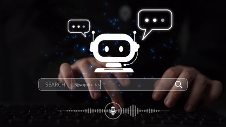 AI assistant with voice chat interface, combining smart chatbot, voice command, and AI-powered...