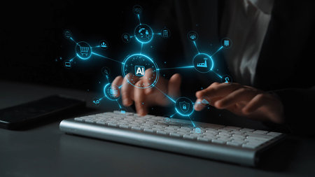 AI network system connects data, security, communication, and intelligence. AI network system...