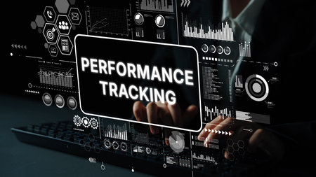 Innovative Performance Tracking Technology for Data Analysis and Business Intelligence in Digital Environments. Asymptotic smart data analytic.の写真素材
