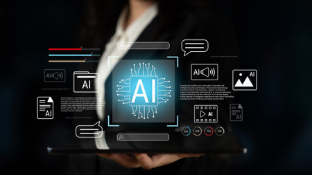 Artificial intelligence streamlines workflow automation, enhances content generation, and optimizes data processing, help professional improve efficiency, creativity, and digital productivity. Parseの写真素材