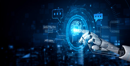 AI generating intelligent data connections and automating communication through neural processing to...