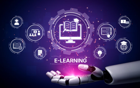 AI transforms online education with smart learning platforms, flexible access, and virtual tools to...