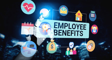 Artificial intelligence enhances employee benefits system and reward structure for career development Parseの写真素材