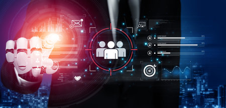 An AI assistant manages a CRM dashboard for customer data analysis. This smart system conducts...