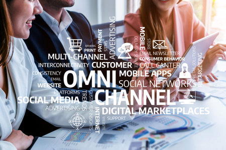 Discover effective marketing strategies in a digital landscape. Embrace omnichannel approaches to enhance customer interactions and drive business growth. Tesselの写真素材