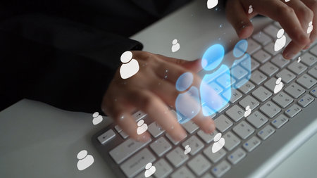 People networking, business connections, digital networking platforms, professional collaboration,...