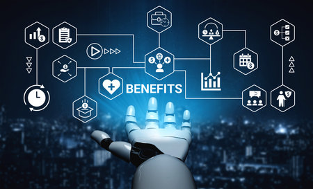 Artificial intelligence enhances employee benefits structure and financial incentives for improved...