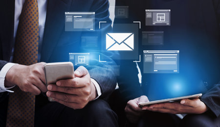 Email productivity tools improve communication, inbox control, and workflow for efficient, professional digital business operations.の写真素材